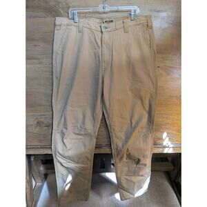Carhartt Tapered Work Pants Mens 38x34 Tan Rugged Flex Straight Fit BN2821-M NWT